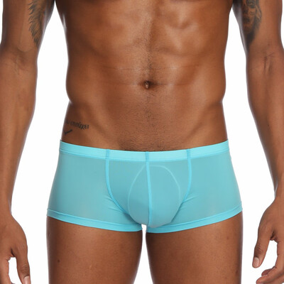 

Tailored Mens Sexy Solid Ice Silk Pouch Pants Underwear Soft Briefs Panties Underpants