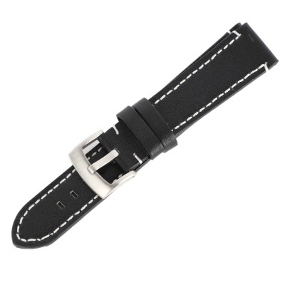 

18 20 22 24mm Man Women Leather Wrist Watch Band Strap Belt Wathes Band Brown Black erkek kol saati Strap