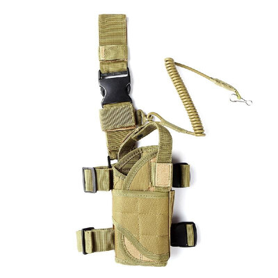 

Outdoor Hunting Tactical Puttee Thigh Leg Pistol Gun Holster Pouch Wrap-around Army Green
