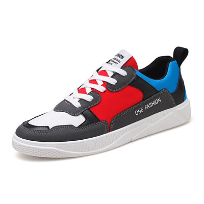 

Men Athletic Run Sneaker Jogging Leather Footwear For Mens Breath Flat Sport Shoes off Black Male Light Walking Shoes