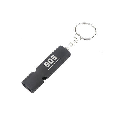 

Outdoors Portable Keychain Whistle Double Pipe Emergency Survival Whistle