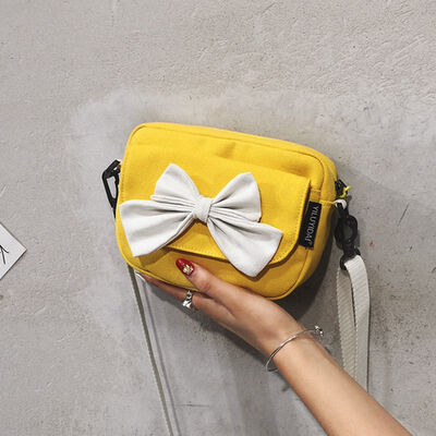

Japanese Harajuku Soft Girls Cute Canvas Bag with One Shoulder Slanting Small Fresh ins Trendy Girl Bag