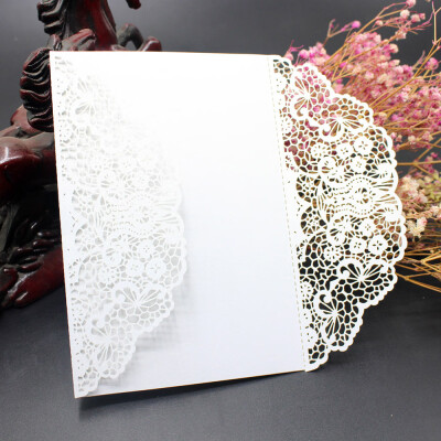 

Siaonvr 10Pcs Wedding Invitation Card Kit with Envelopes Seals Personalized Printing