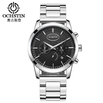 

Augustus OCHSTIN multi-function three-eye calendar multi-function steel mens watch mens watch