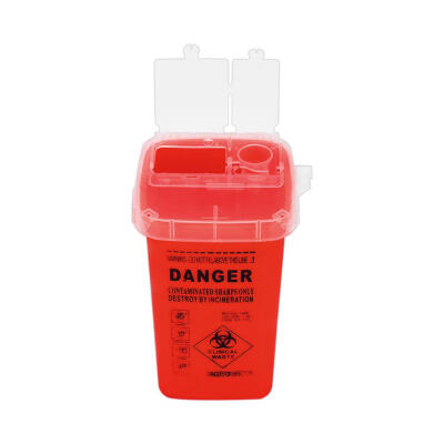 

Sharps Container Bin Medical Biohazard Piercing Needles Tattoo Waste Box