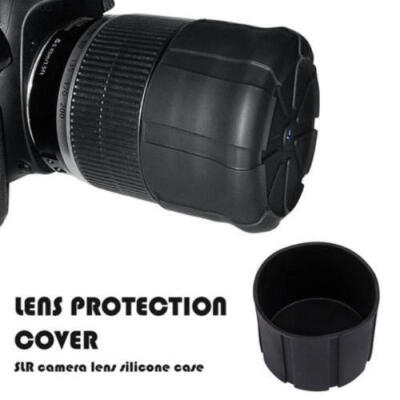 

Silicone DSLR Rear Lens Cover Universal Camera Rear Protective Lens Case 62x51mm