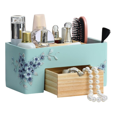 

Happy flower wooden storage box