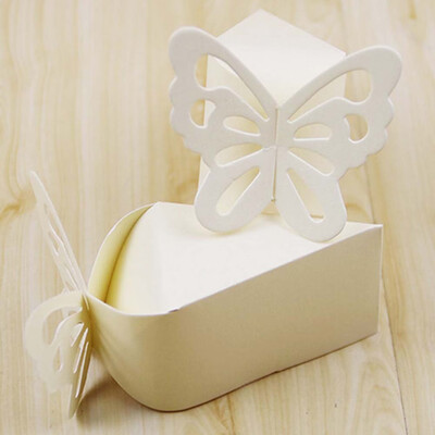 

50 Boxes Bags Butterfly Favor Gift Candy Box Cake Wedding Party Very Popular