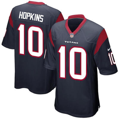 

Youth Football Jersey Houston Texans DeAndre Hopkins Navy Blue Game Jersey