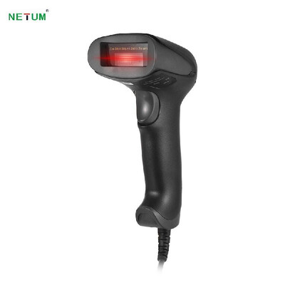 

NETUM USB Wired 1D Barcode Scanner Handheld Bar Code Reader for Mobile Payment Supermarket Retail Store Warehouse Black