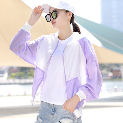 

Cute Hooded Cartoon Sun Protection Clothing Girl 2019 New Student Loose Cute Thin Section Sunscreen Coat