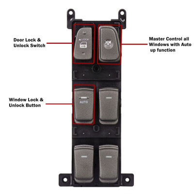 

Master Power Window Control Switch for 2009-2010 Hyundai Sonata NEW