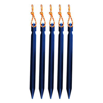 

5pcs Triangular Nails Outdoor Camping Trip Tent Peg Ground Beach Hook Stakes