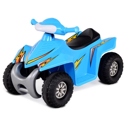 

Kids Electric Car Battery Power Toddler Vehicle with Dashboard Radio-Blue
