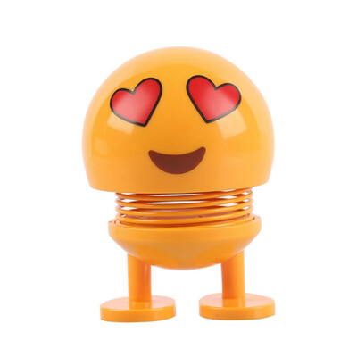 

Shaking Head Toys Car Dashboard Decor Cute Cartoon Funny Emoji Wobble Head Robot car decoration car accessories interior