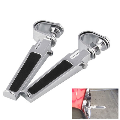 

2pcs Motorcycle Adjustable Highway Foot Pegs Rest Pedals For 1-14 Engine Guard