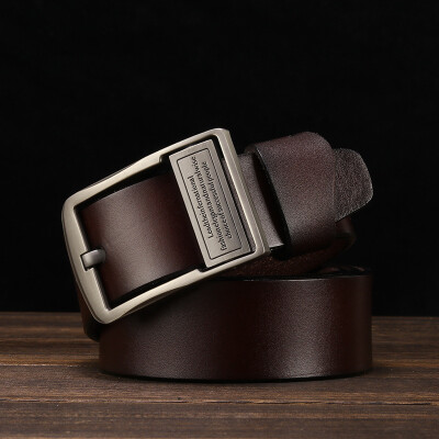 

High Quality Real Cowhide Luxury Strap Male Belts for Men Jeans Casual Belt Pin Buckle Business Mens Belt Cowboy Waistband