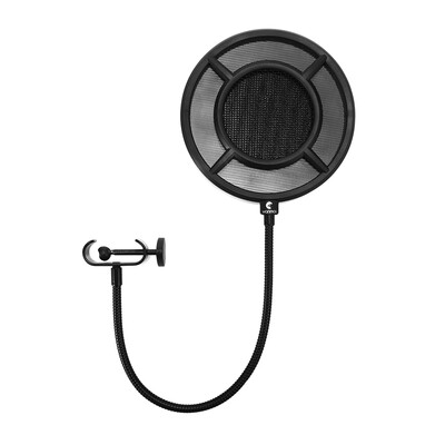 

Yanmai PS - 1 Microphone Pop Filter Round Shape Wind Mask Shield Screen for Studio Recording