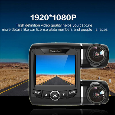 

Dual Lens Dash Cam FHD1080P Front&Rear View Dash Cam 170° Inside&Outside