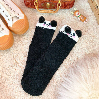 

2020 New Christmas Coral Fleece Socks Xmas Thicken Warm Floor Sock