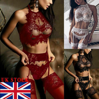 

Women Lace Sexy Lingerie Nightwear Underwear G-string Babydoll Sleepwear Bra Set