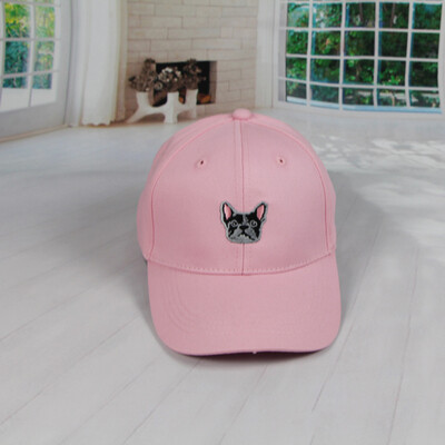 

Korean version of puppy head baseball cap mens&womens hat outdoor bulldog sun-proof sun hat duck tongue sun hat tide
