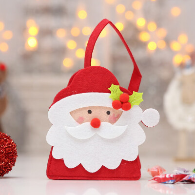 

Tailored Christmas Decorations Xmas Snowman Apple Bag Christmas Eve Apple Bag