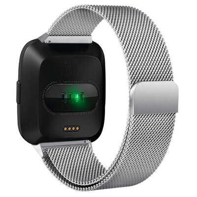 

〖Follure〗Milanese Magnetic Loop Stainless Steel Band For Fitbit Versa BK