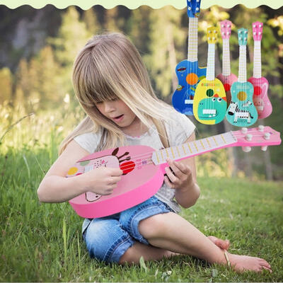 

Lovely Animal Musical Guitar ukulele Instrument Children Kid Educational Play Music Toys