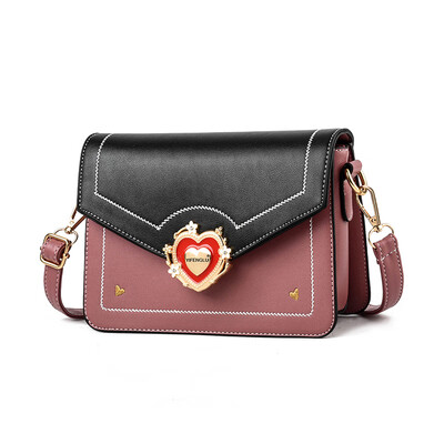 

Womens bag new trend Korean fashion shoulder Messenger bag personality Joker color small square bag