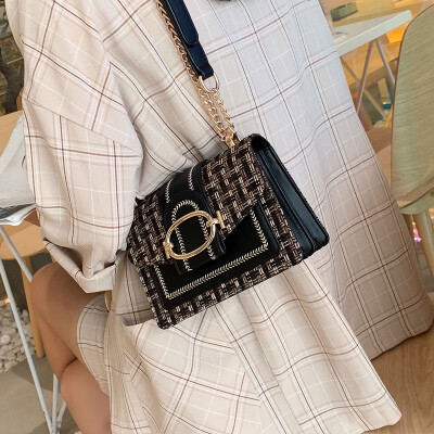 

Net red texture handbag 2019 new wild fashion shoulder bag summer small fresh ins foreign gas Messenger bag