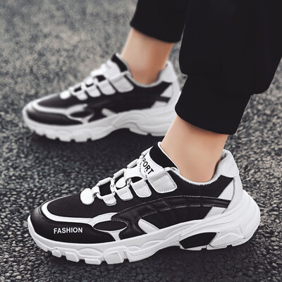 

Mens shoes summer tide shoes new Korean version of board shoes Joker sports casual shoes mesh autumn Torre shoes