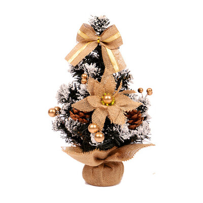 

〖Follure〗35cm Mini Christmas Tree Flower Table Decor Festival Party Ornament Xmas Gift