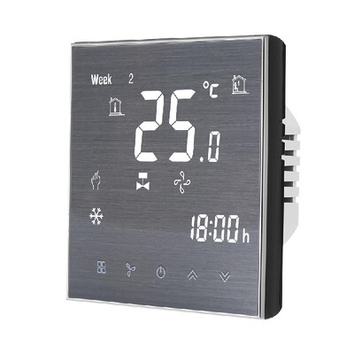 

BTH-2000L-GCLW WiFi Smart Thermostat for WaterGas Boiler Digital Temperature Controller Large LCD Display Touch Button Voice Cont