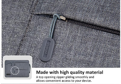 

WIWU Nylon Vertical Style Waterproof Anti-scratch Laptop Bag Case Sleeve Cover 11612133154156 Optional for MacBook Pr