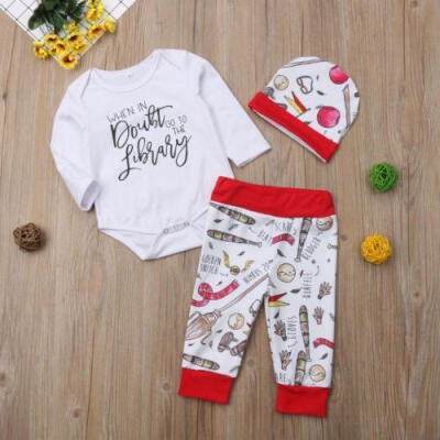 

Newborn Kid Baby Girl Boys Outfits Clothes Set Romper BodysuitPants Leggings