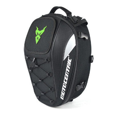 

Motorcycle Seat Bag Dual Use Backpack Motorbike Luggage Helmet Storage Bags Green