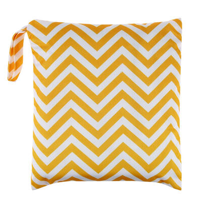 

Baby Snap-fastener Diaper Bags Printed Single Zippered Waterproof Nappy Bag