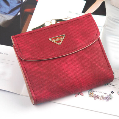

Tailored Women Wallet Mini Wallets And Purses Short Female Coin Purse Credit Card Holder