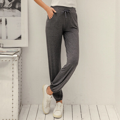

Womens High Waist Yoga Fitness Sport Casual Loose Harem Pants Cropped Trousers