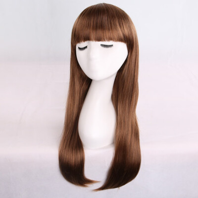 

〖Follure〗New Arrival Amazing Long Straight Black Wig Gets You Eyecatching 100 Human Hair