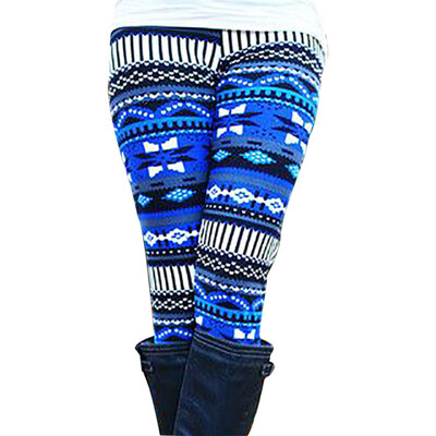 

Tailored Casual Women Lady Skinny Geometric Print Stretchy Jegging Pants Slim Leggings