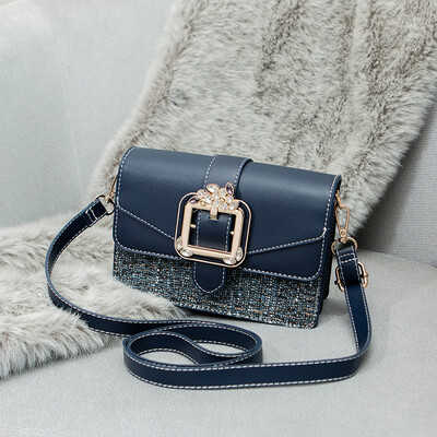 

On the new little girl quality feeling fashion wide shoulder belt oblique carry bag female 100 lap ins single shoulder small squar