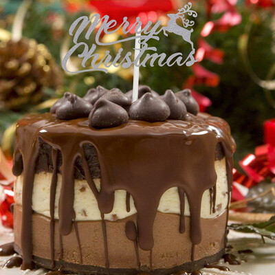

Tailored Merry Christmas Cake Toppers Set Birthday Party Decor Supplies