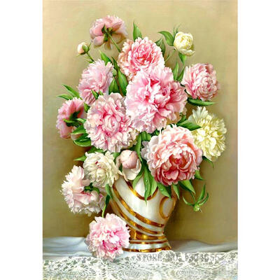 

5D DIY Full Drill Diamond Painting Flowers Cross Stitch Embroidery Mosaic
