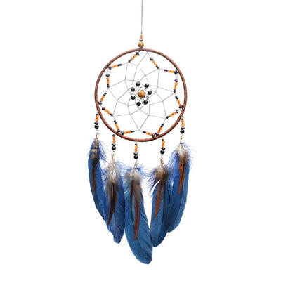 

Beads Feathers Craft Dream Catcher Net Handmade Dreamcatcher Car Home Decor