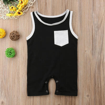 

Newborn Kid Baby Girl Boy Vest Sleeveless Romper Jumpsuit Outfits Clothes Summer