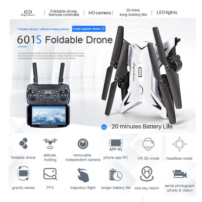 

KY601S Professional HD Long Battery Life APP Control Helicopter RC Drone Aircraft Quadcopter Camera