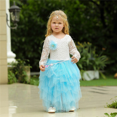 

AISHAGONGZHU Tutu flower girl dress girl childrens clothing 14645