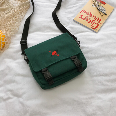 

Canvas bag girl with one shoulder&oblique Bag